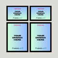 Frames set of 4 pieces - FRB1