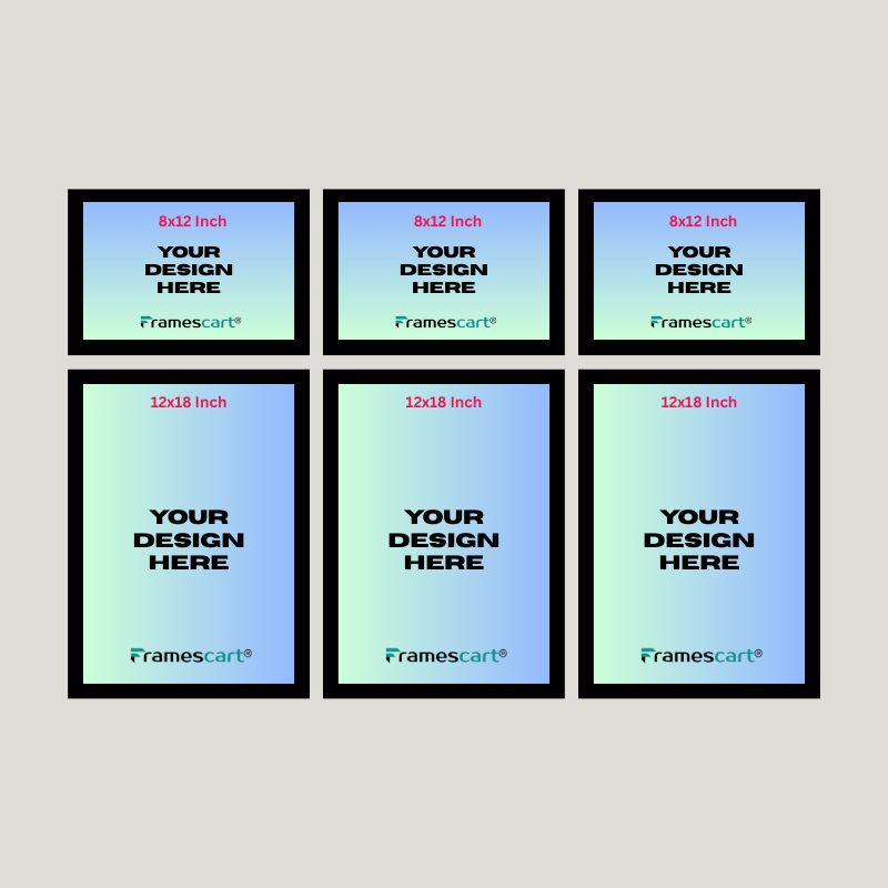Frames set of 6 pieces - FRB3