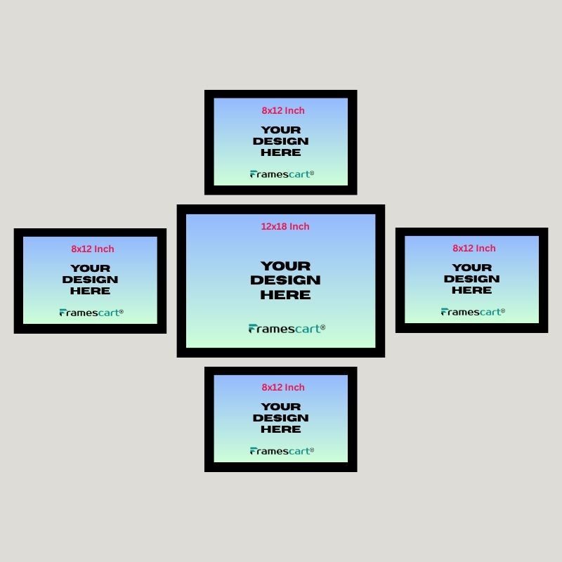 Frames set of 5 pieces - FRB5