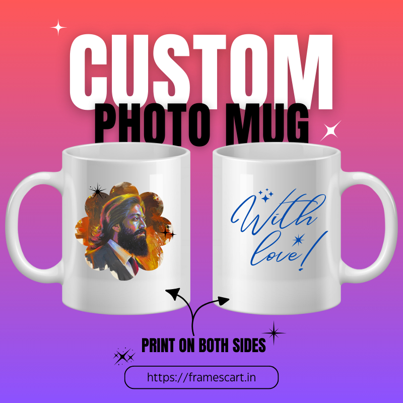 White Photo Mug