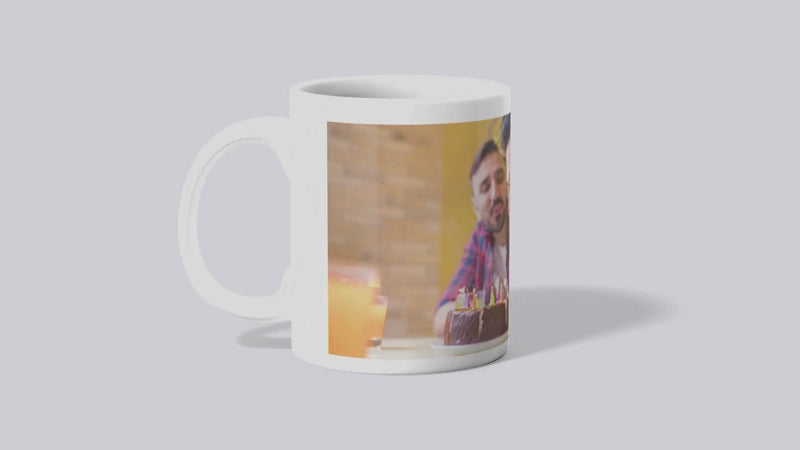 White Photo Mug